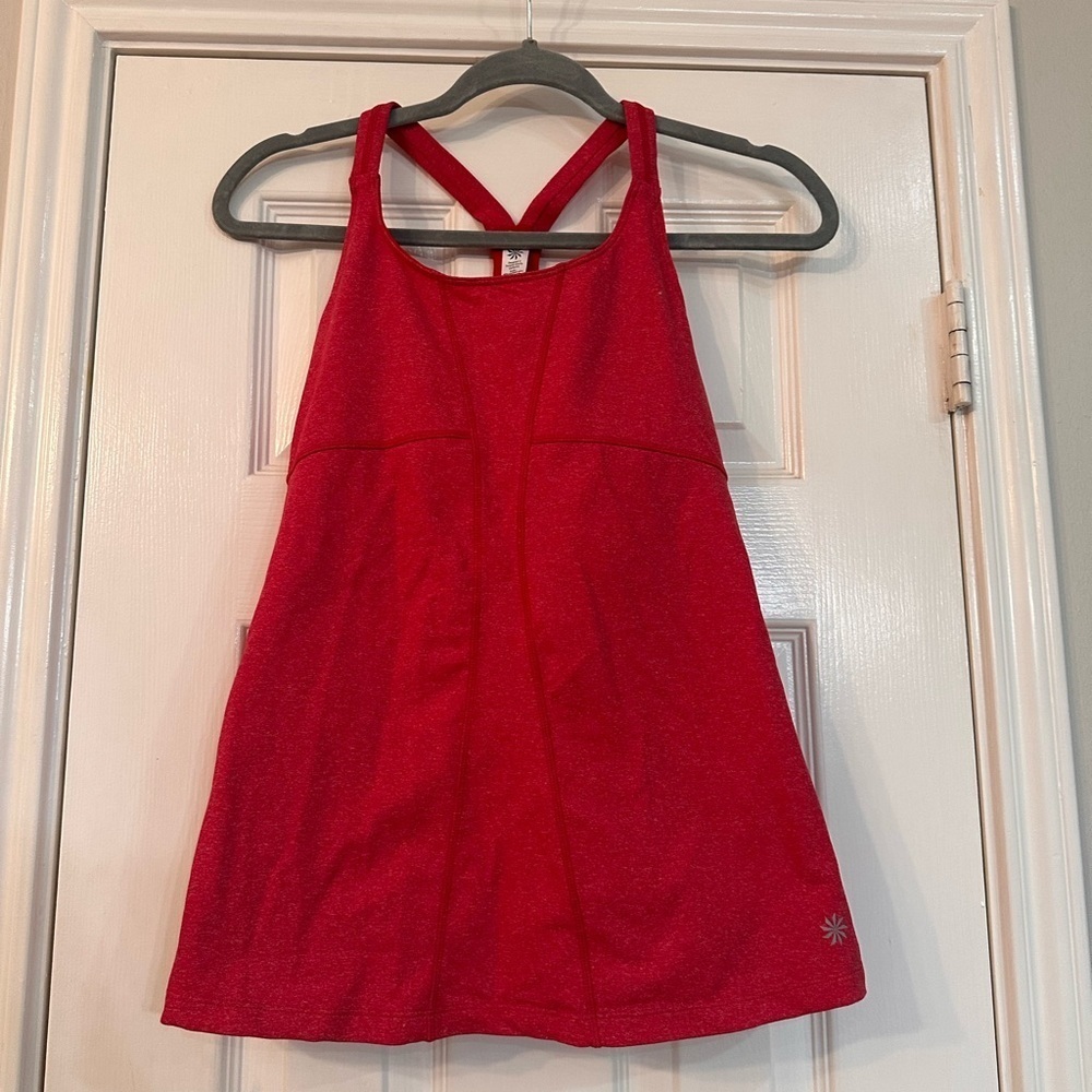 Athleta Red Racerback Tank‎ Top